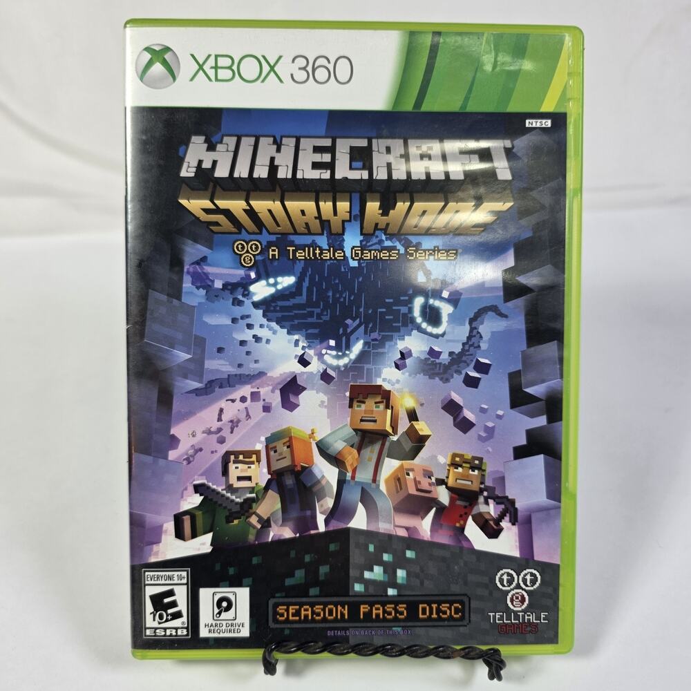 Minecraft Story Mode Xbox 360 Season Pass Disc Telltale Games